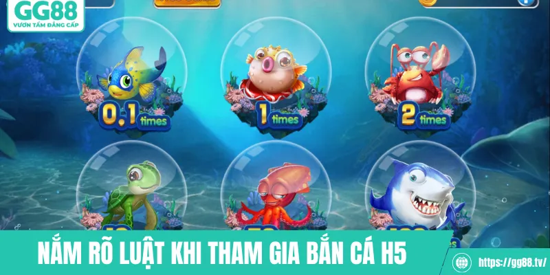 Nắm rõ luật khi tham gia bắn cá H5